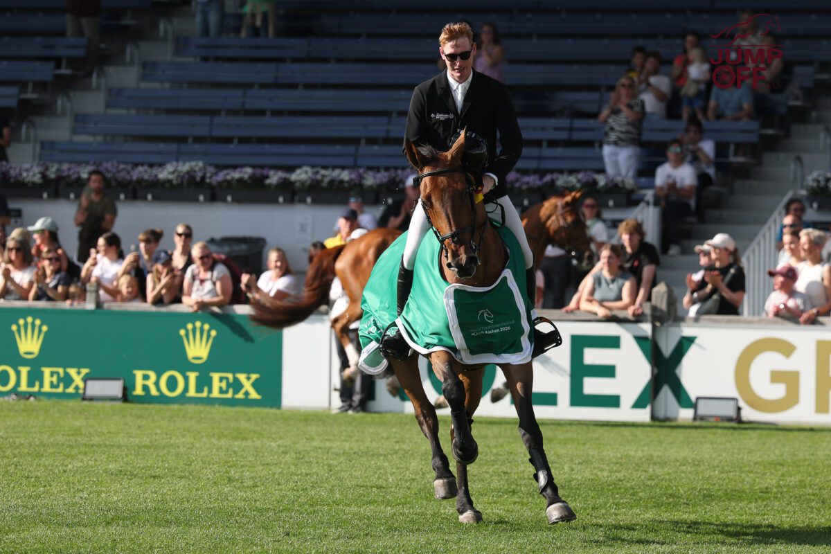 Daniel Coyle devant les Selle Français ! 14 IMG 5648