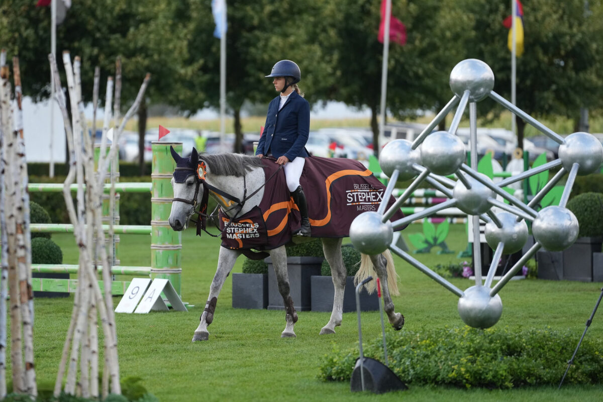 Martin Fuchs remporte le premier Derby de Bruxelles. 2 Robin Vermeir Sisley Van De Hazenhoek © SPORTFOT 1869 NH301305