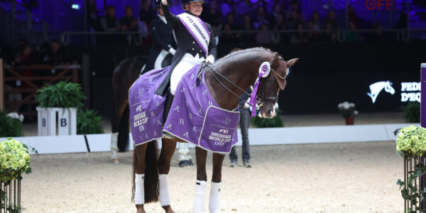 Isabell Werth devant les Belges !