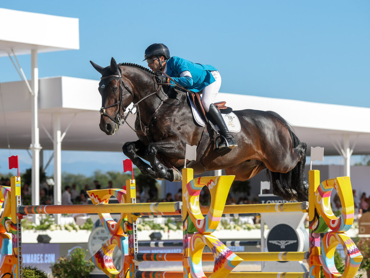 Philippe Le Jeune, un coach heureux ! 2 Said Abdel BEL Wathnan Quaker Brimbelles Z CSI5 LGCT Rome 2026 20261011 STE19615